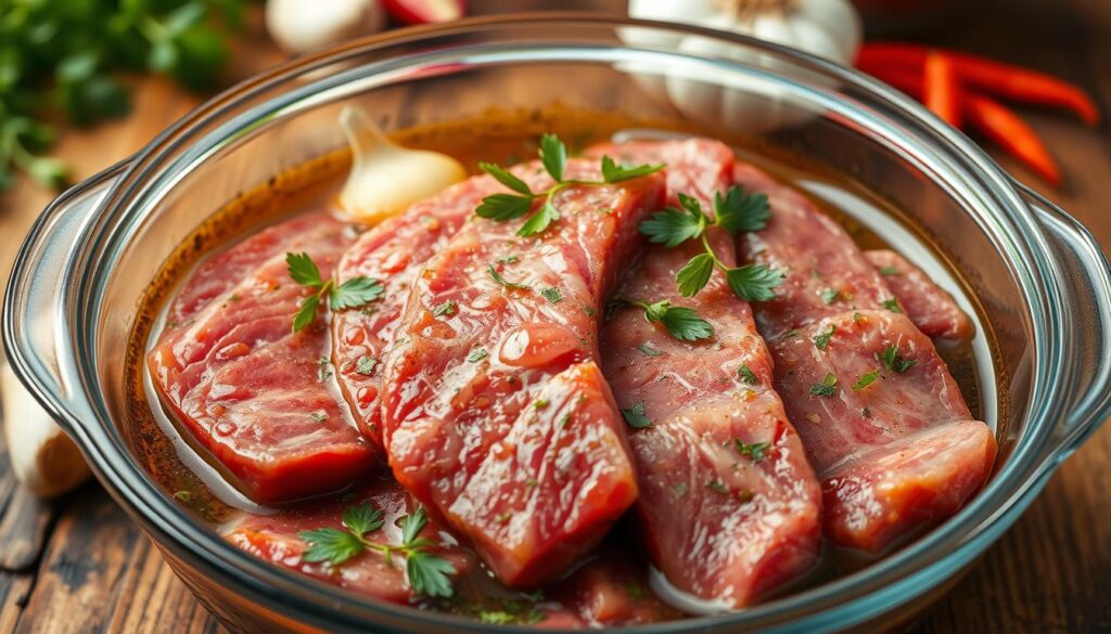 marinating thin steak