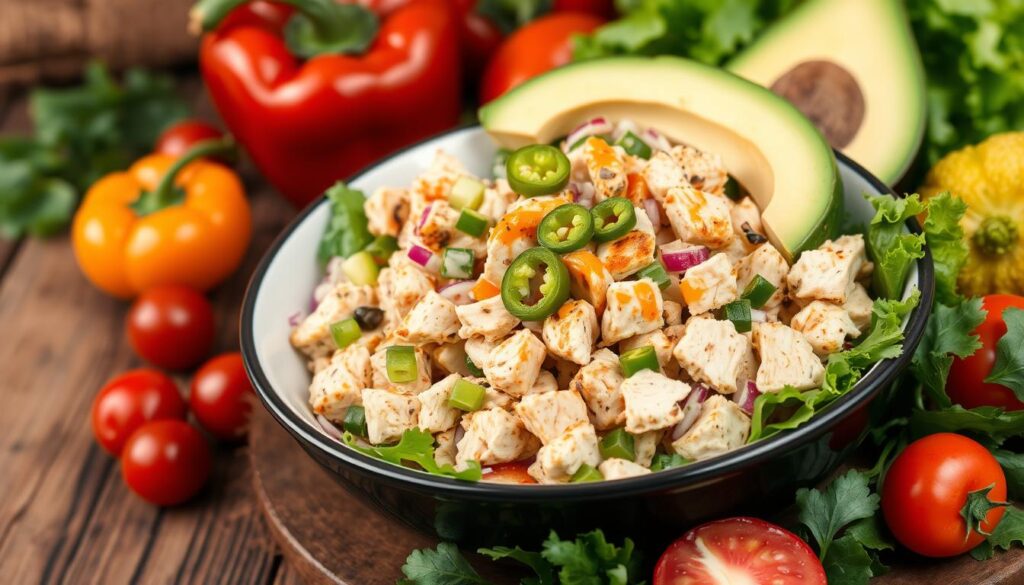 spicy chicken salad