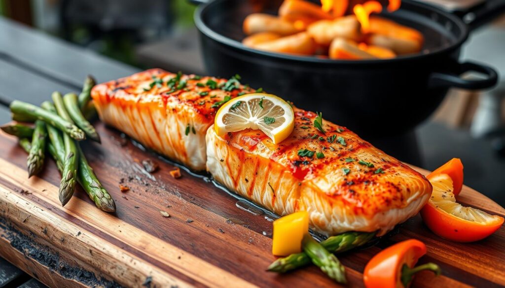 Grilled Coho Salmon