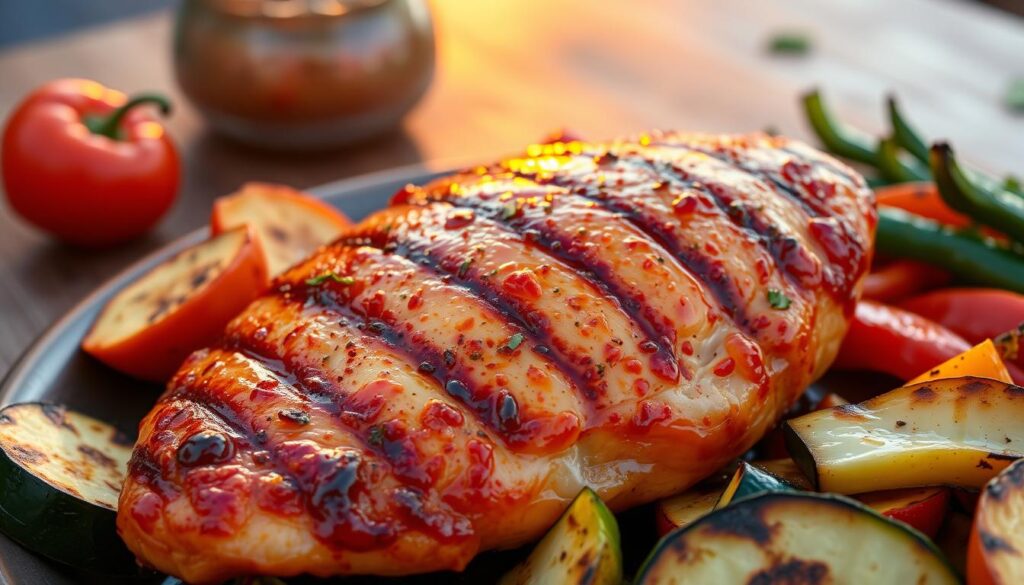 Juicy grilled chicken