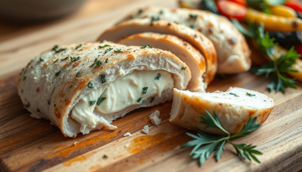 cream cheese stuffed chicken breast